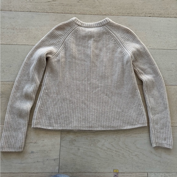 Jenni Kayne NWOT
Fisherman Cashmere Crewneck Sweater Oatmeal Size S - Picture 6 of 11